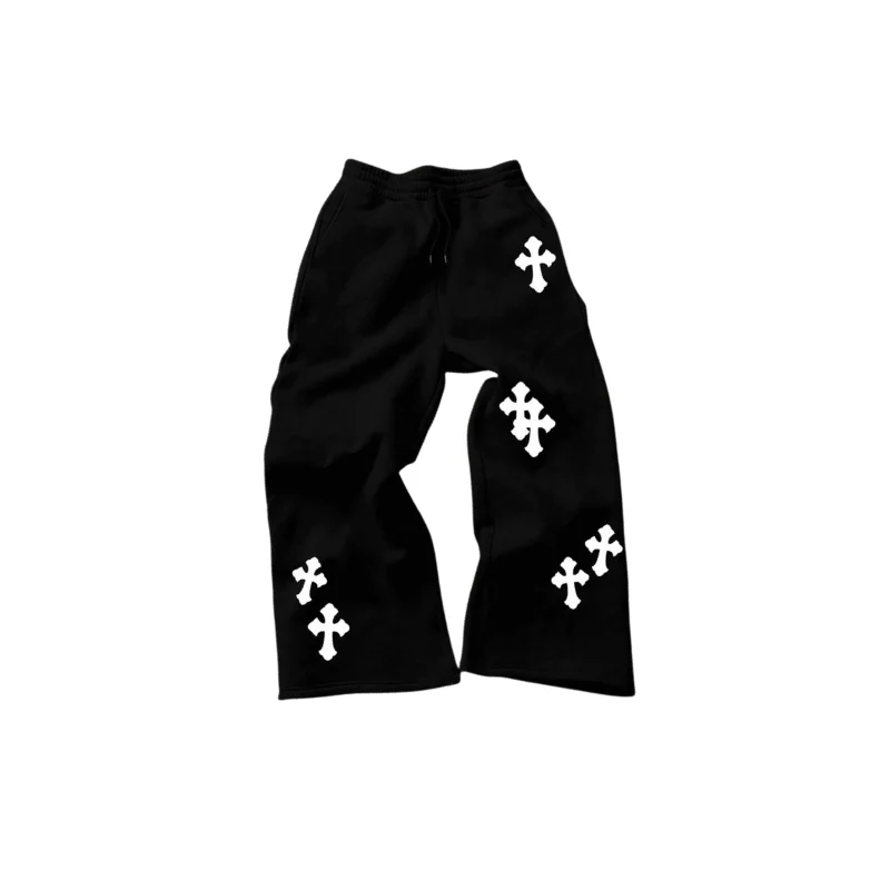 Botanical Alchemy Graphic Sweatpants – Cream Vintage Print Joggers