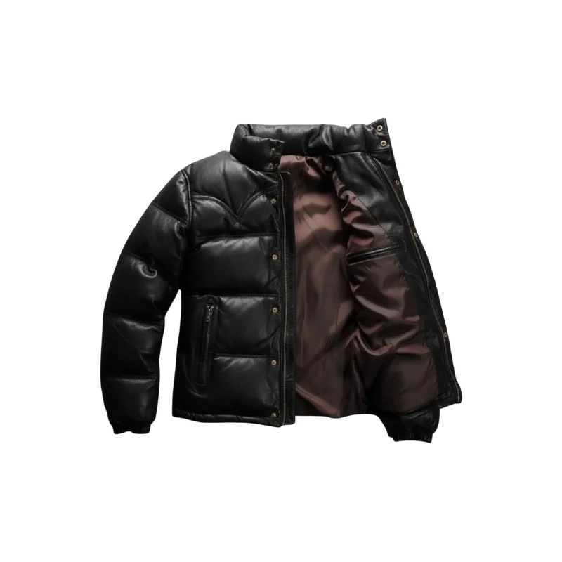 Custom Black Puffer Jacket – Lightweight Urban Outerwear